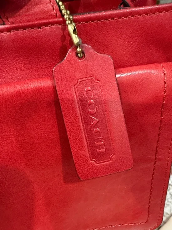 COACH POCKET TOTE LEGACY AMERICAN ICONS 19982 W/OG TASSEL HANGTAG & BRASS FOB - Picture 5 of 10